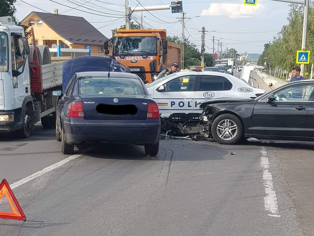 accident rutier cu o persoana ranita Dumbraveni
