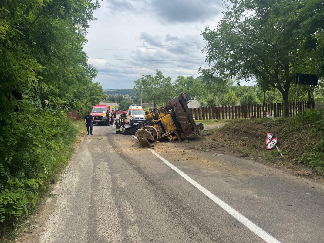 utilaj răsturnat Adâncata