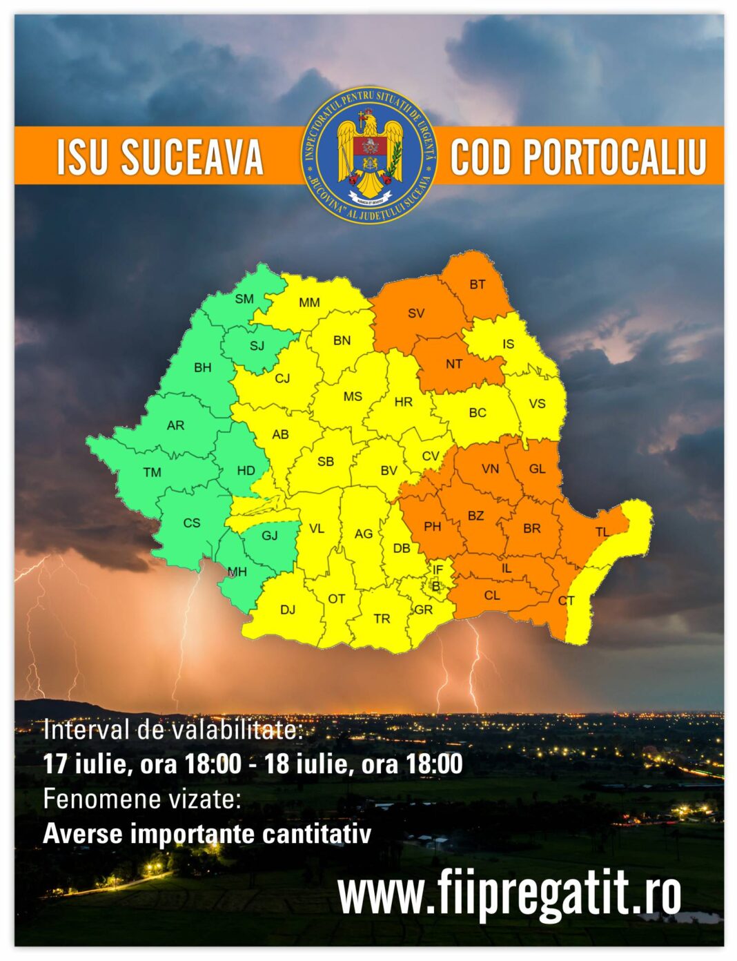 cod portocaliu